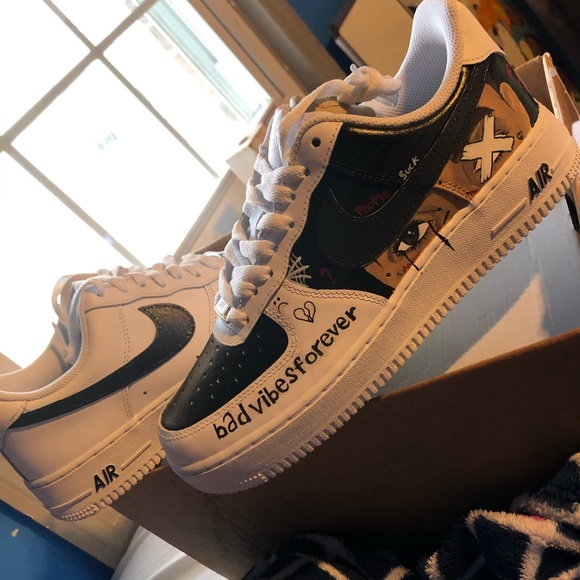 xxxtentacion black air forces